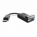 DisplayPort VGA Adapter HP AS615AA Fekete 20 cm