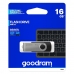 Clé USB GoodRam UTS2 Noir Argenté 16 GB 5 MB/s-20 MB/s (1 Unité)