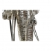 Statua Decorativa DKD Home Decor RF-177266 42 x 30 x 56 cm Elefante Argentato Nero Resina Coloniale Legno MDF