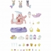 Leksakspaket Sylvanian Families Babie Mermaid Castle Plast