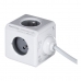 Forlængerledning Spand Allocacoc PowerCube Extended USB E(FR) (3 m)