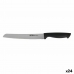 Brødkniv Quttin Black Sort Sølvfarvet 24 enheder 20 cm