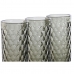 Set van bekers Home ESPRIT Grijs Kristal 150 ml (6 Stuks)