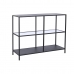 Console DKD Home Decor Negru Metal Geam 100 x 35 x 80 cm