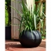 Ghiveci Riviera Negru Plastic Rotund Míč Ø 50 cm