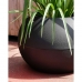 Ghiveci Riviera Negru Plastic Rotund Míč Ø 50 cm