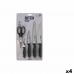 Set da Cucina Quttin Nero Nero 5 Pezzi (4 Unità)