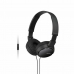 Headphones with Microphone Sony MDR-ZX110AP Black