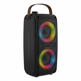 Portable Bluetooth Speakers Denver Electronics price RGB wholesale at LED Black Buy 