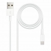 Kabel Lightning NANOCABLE CABLE LIGHTNING IPHONE A USB 2.0, IPHONE LIGHTNING-USB A/M, 2.0 M (1 m)