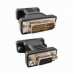 24 + 5 DVI keitiklis į VGA HDB 15 NANOCABLE ADAPTADOR DVI 24+5/M-VGA HDB15/H Juoda