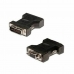 24 + 5 DVI keitiklis į VGA HDB 15 NANOCABLE ADAPTADOR DVI 24+5/M-VGA HDB15/H Juoda