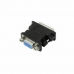 24 + 5 DVI keitiklis į VGA HDB 15 NANOCABLE ADAPTADOR DVI 24+5/M-VGA HDB15/H Juoda