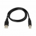 USB 2.0 A - USB B kabelis NANOCABLE 10.01.0105-BK Juoda 4,5 m