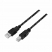 Cablu USB 2.0 A la USB B NANOCABLE 10.01.0105-BK Negru 4,5 m