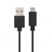 Cable USB A a USB C NANOCABLE 10.01.2101 Negro 1 m