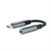 USB C till Jack 3.5 mm Adapter NANOCABLE 10.24.1204 Grå