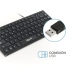 Tastatură iggual Slim TKL-USB Negru