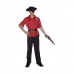Costume for Adults My Other Me Red Male Pirate Trousers Shirt Hat Belt