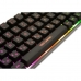 Klaviatuur CoolBox DG-TEC65-RGB Must Hispaaniakeelne Qwerty