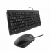 Toetsenbord en muis CoolBox COO-KTR-01U Zwart Qwerty Spaans QWERTY