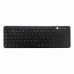 Клавиатура с тъчпад CoolBox COO-TEW01-BK Черен Испанска Qwerty