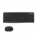 Tastatur mit Maus CoolBox COO-KTR-02W Qwerty Spanisch