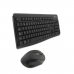 clavier et souris CoolBox COO-KTR-02W Espagnol Qwerty