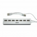 USB Hub Nilox NXHU7ALU2 Grå