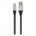 Cablu USB A la USB C DCU Negru (1,5M)