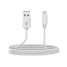 Kabel USB A u USB C DCU 30402065 Bijela