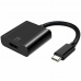 Cabo USB-C para HDMI Aisens Conversor USB-C a HDMI 4k@60Hz, USB-C/M-HDMI/H, Negro, 15cm 4K