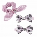 Agrafe de păr Disney   Roz Minnie Mouse Fundă Set (3 Piese)