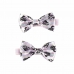 Agrafe de păr Disney   Roz Minnie Mouse Fundă Set (3 Piese)