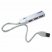 USB Hub CoolBox COO-H413 Μαύρο Λευκό