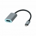 Adaptér USB C na DisplayPort i-Tec C31METALDP60HZ 150 cm Sivá