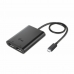 Adaptador USB C para DisplayPort i-Tec C31DUAL4KDP Preto