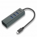 Hub USB C i-Tec C31METALG3HUB Preto Cinzento 60 W