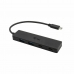 USB Hub i-Tec C31HUBMETAL2A2C Sort