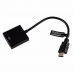 Αντάπτορας HDMI σε VGA GEMBIRD S0223205 1080 px 60 Hz Μαύρο 15 cm