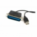 Câble USB vers Port Parallèle Startech ICUSB1284 1,8 m