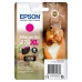 Оригиална касета за мастило Epson C13T37934010 9,3 ml Пурпурен цвят