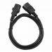 Cable Alimentación CPU - Monitor GEMBIRD PC-189 Negro (1,8 m)