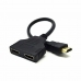 HDMI - Double HDMI Adapteri GEMBIRD DSP-2PH4-04 Musta