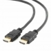 Cable HDMI GEMBIRD 7.5m HDMI M/M (7,5 m) Negro 7,5 m 4K Ultra HD