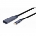USB C – DisplayPort adapteris GEMBIRD A-USB3C-DPF-01 Pilka