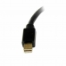 Mini Display DVI Adapter Startech MDP2DVI              Fekete 0,13 m