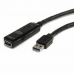 USB Cable Startech USB3AAEXT10M         USB A Черен