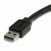 Cable USB Startech USB3AAEXT10M         USB A Negro