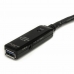 Cable USB Startech USB3AAEXT10M         USB A Negro